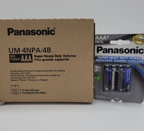 Picture of PANASONIC AAA BATTERY 4PACK 12CT