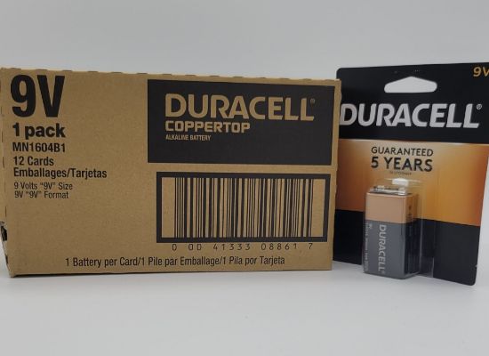 Picture of DURACELL BATTERY 9V 12CT