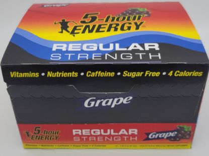 Picture of 5 HOUR ENERGY REGULAR GRAPE 12CT