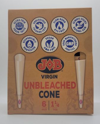 Picture of JOB VIRGIN UNBLEACHED CONE 6 PACK 32CT