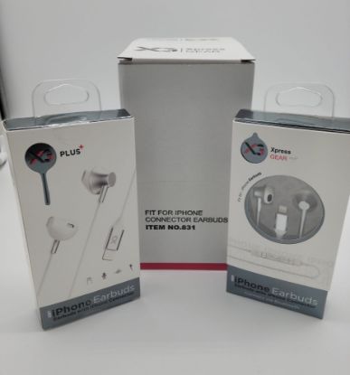 Picture of XG EARPHONE W/MIC IPHONE CONNECTOR (I#831) 6CT