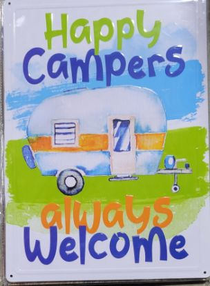 Picture of HAPPY CAMPERS ALWAYS WELCOME
