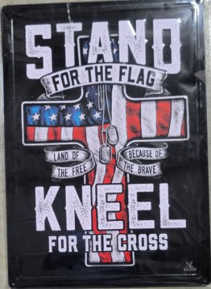 Picture of STAND FOR THE FLAG, KNEEL FOR THE CROSS