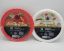 Picture of IDEAL DINING PLASTIC PLATES WHITE/RED 