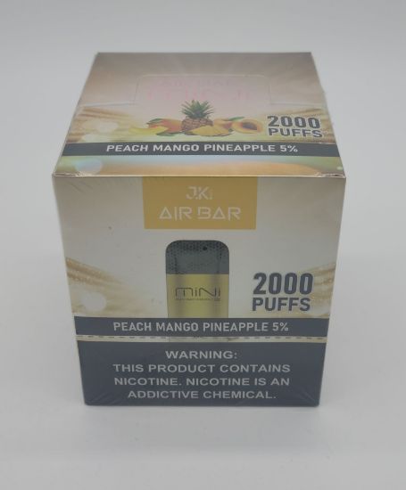 Picture of AIR BAR MINI PEACH MANGO PINEAPPLE 2000PUFF 10CT