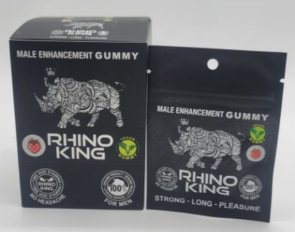 Picture of RHINO KING GUMMY BLACK 24CT