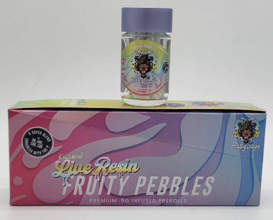 Picture of FM BABY JAY'S FRUITY PEBBLES 5GM PREROLLS 5CT