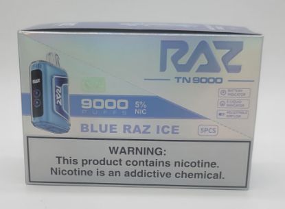 Picture of RAZ BLUE RAZ ICE 9000 PUFF 5CT
