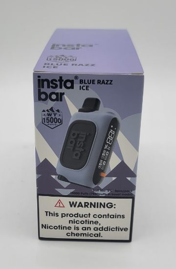 Picture of INSTA BAR BLUE RAZ ICE 15000 PUFF 5 CT