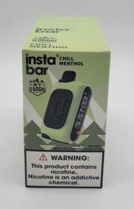 Picture of INSTA BAR CHILL MENTHOL 15000PUFF 5CT