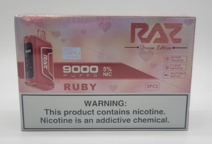 Picture of RAZ RUBY 9000 PUFF 5CT