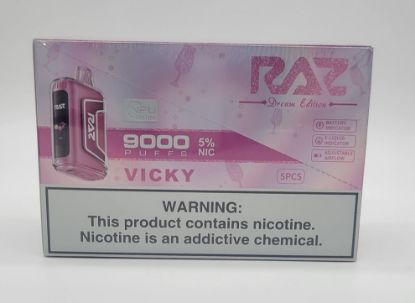 Picture of RAZ VICKY 9000 PUFF 5CT
