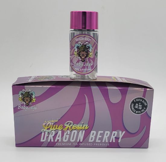 Picture of FM BABY JAY'S DRAGON BERRY .5GM PREROLLS 5CT