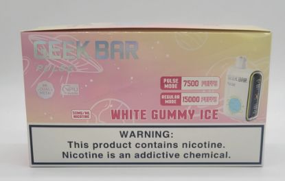 Picture of GEEK BAR 15K WHITE GUMMY 5CT.