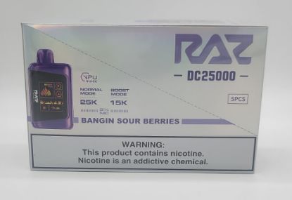 Picture of RAZ 25K BANGIN SOUR BERRIES 5CT.