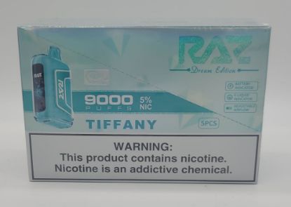 Picture of RAZ TIFFANY 9000 PUFF 5CT