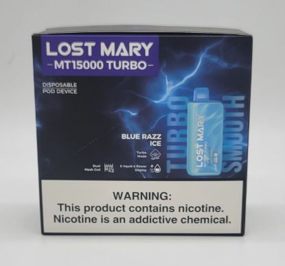 Picture of LOST MARY 15K BLUE RAZZ ICE 5CT.