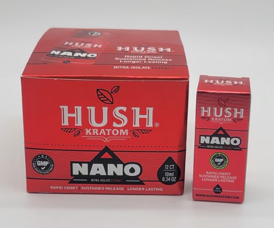 Picture of HUSH KRATOM NANO 10ML 12CT