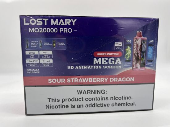 Picture of LOST MARY 20K SOUR STRAWBERRY DRAGON 5CT.