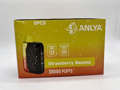 Picture of ANLYA STRAWBERRY BANANA 30K PUFF 5CT