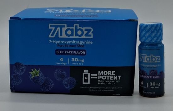 Picture of 7 TABZ 30MG BLUE RAZ SHOT 30CT.