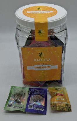 Picture of GANJIKA FLOWER 1GM JAR 25CT. 