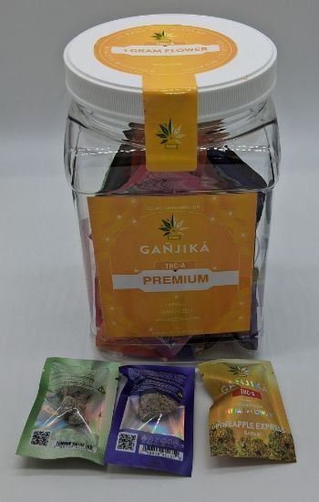 Picture of GANJIKA FLOWER 1GM JAR 25CT. 
