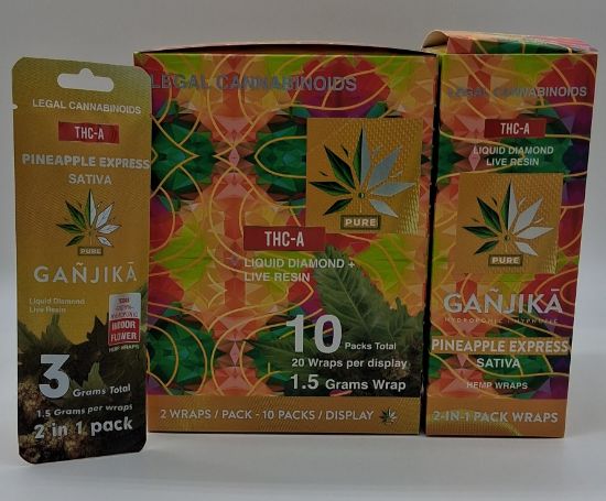 Picture of GANJIKA PRE-ROLL PINEAPPLE EXPRESS 10CT. 