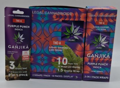 Picture of GANJIKA PRE-ROLL PURPLE PUNCH 10CT. 