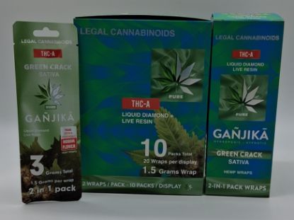 Picture of GANJIKA PRE-ROLL GREEN CRACK 10CT.