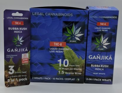 Picture of GANJIKA PRE-ROLL BUBBA KUCH 10CT.