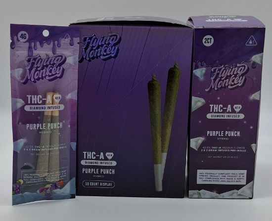 Picture of FLYING MONKEY PURPLE PUNCH 1.5GM 10CT. 