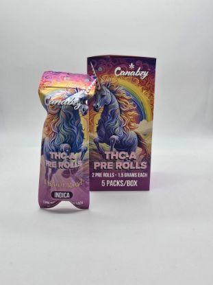 Picture of CANABZY PRE ROLL UNICORN ROAD 5CT.