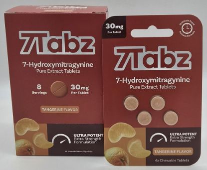 Picture of 7 TABZ 4 PILL TANGERINE 30MG 10CT.