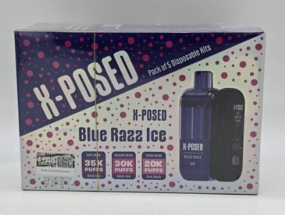 Picture of X-POSED KIT BLUE RAZ ICE 5CT.