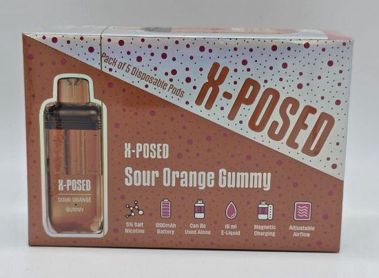 Picture of X-POSED SOUR ORANGE GUMMY 5CT.