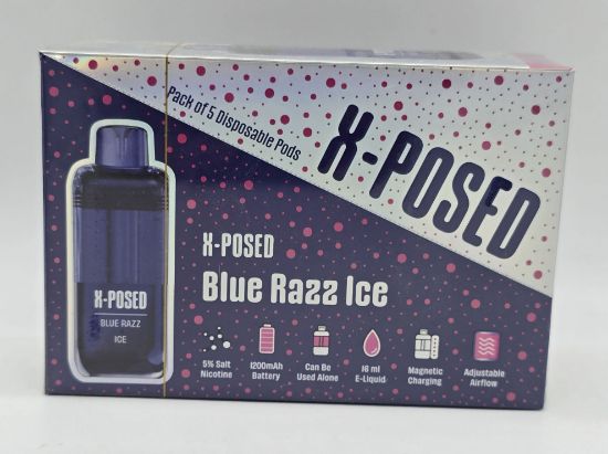 Picture of X-POSED BLUE RAZZ ICE 5CT.