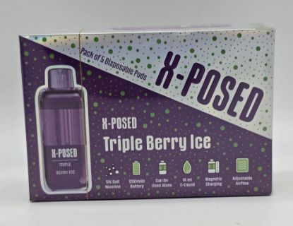 Picture of X-POSED POD TRIPPLE BERRY ICE 5CT.