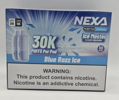 Picture of NEXA 30K POD BLUE RAZ ICE 5CT.