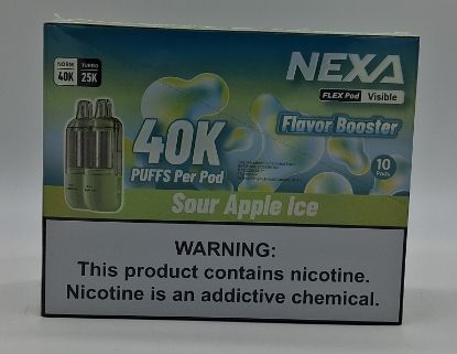 Picture of NEXA 40K POD SOUR APPLE ICE 5CT.