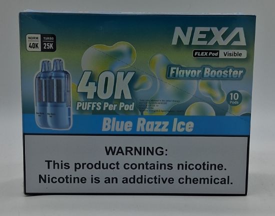 Picture of NEXA 40K POD BLUE RAZ ICE 5CT.